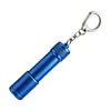 Linterna de Llavero Mini de Aleación de Aluminio Giratoria de Color Montañismo Portátil Luz Fuerte Alcance Largo Regalo Linterna Pequeña
