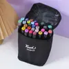 Set de Marcadores a Base de Alcohol, Plumas de Acuarela Coloridas para Niños, Plumas de Pintura, Tinta Que No Se Desvanece, No Se Decolora y Seca Rápidamente