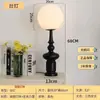 Lámpara de Pie Romana Retro Italiana para Sala de Estar Calabaza Lámpara Vertical de Lujo Ligero para Atmósfera de Dormitorio Lámpara de Mesa Cálida Decorativa Medieval