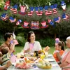 Decoración para Fiesta del Día de la Independencia de Estados Unidos Cuatro de Julio Bandera de Enano Inserto para Pastel Accesorios de Decoración del Día Nacional Americano