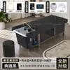 Venta al por mayor de exportación transfronteriza, Cama de champú eléctrica elevable, Terapia para la cabeza, Terapia para los pies, Sofá con baño de pies, Cama integrada, Cama de masaje para pies