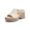 Sandalias de Plataforma Retro Impermeables Transpirables con Punta Abierta para Aumentar la Altura 2026 Chanclas de Plataforma de Cuña con Suela Gruesa para Mujer de Verano para Uso en Exteriores
