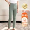 Calça Térmica de Pelúcia Classe A Afina a Cintura Calça Base Espessa Quente Cintura Alta Calça de Outono De Rong Classe A Exclusivo Transfronteiriço