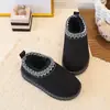 Zapatos de Algodón para Niños y Niñas, Estudiantes, Antideslizantes, Cálidos, Invierno, Pantuflas de Algodón para Padres e Hijos, de Interior, Engrosados, Forrados de Felpa, Suela Suave