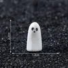 Muñeco de fantasma blanco pequeño lindo nuevo transfronterizo mochi accesorios decorativos DIY micro paisajismo adornos pequeños de escritorio