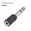 Adaptador 3.5 para 6.5 Áudio Head Acessórios Banhados a Ouro Adaptador de Dois Canais Plugue de Áudio Dedicado Transfronteiriço
