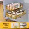 Divisórias de prateleira internas para freezers, cestas de armazenamento multicamadas, ferramentas de camada especializadas para refrigeradores e freezers
