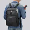 Nueva moda transfronteriza primera capa piel de vaca mochila para hombre bolsa para portátil de negocios bolsa de hombro de gran capacidad para viajes venta al por mayor