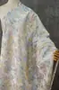 Tejido Jacquard CatJacquard Montando el Viento y las Olas para Decoración de Empaques, Ropa Infantil Estilo Chino, Chaqueta Qipao, Tejido para Joyero Teñido en Hilo