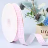 Fita Impressa de Poliéster-Algodão Huiya 2,5cm Fosca Impressão Digital Fita para Acessórios de Cabelo DIY Feitos à Mão Acessórios de Laço para Roupas