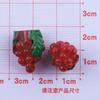 Miniatura Fruta Simulada Dibujos Animados Creativo Hecho a Mano DIY Pegamento de Crema Resina Accesorios Pequeños Accesorios Materiales de Joyería Venta al por Mayor