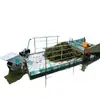 Cosechadora de Castaña de Agua Jacinto de Agua Barco Completamente Automático para Cortar Maleza Acuática Barco de Limpieza y Saneamiento de Basura en la Superficie del Agua