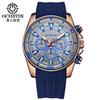 Relógio Masculino Augustden ochstin Multifuncional Seis Pinos Mostrador Grande Moda Esporte Pulseira Luminosa Relógio GQ094