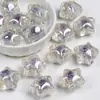 Dingyi Diana Rosa Estrella Pentagrama Cuentas Resina Galvanizada Agujero Pasante Cuentas Sueltas Pulsera DIY Accesorios para Joyería