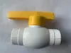 Válvula de Bola de Plástico de Ingeniería UPVC de Paso Recto Presión Normal Grifo de Agua Entrada Única Salida Única Válvula de Un Solo Uso Interruptor Tubería de Agua de Paso Completo