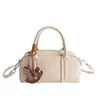 Bolsa Boston de Design de Nicho para Mulheres Verão 2026 Nova Versátil Bolsa Transversal de Mão Simples Mini Bolsa Almofada