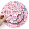 50 Pegatinas de Conejo Saltador Sanrio Dibujos Animados bonbonribbon Papelería Decorativa Pegatinas de Papa Pequeña que Gotean