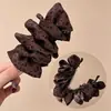 Accesorio para el pelo de coleta alta, pinza de torsión, pinza banana de lunares, pinza de garra, pinza para el pelo de alta gama y exquisita para otoño/invierno para mujer