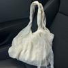 2026 Novo Estilo Bolsa de Ombro Suave Bolsa de Renda tipo Colete Bolsa Grande Capacidade Feminina para o Dia a Dia Bolsa Tote de Mão para Compras