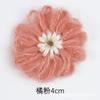 Bai Xi DIY Fio de Mohair Fino Flores Margaridas Crochê Feitas à Mão Cachecol Chapéu Suéter Multicor Flores Decorativas de Lã