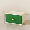 Caja de Almacenamiento Combinada Dopamine para Escritorio, Cajón Apilable, Caja de Almacenamiento a Prueba de Polvo para Papelería Estudiantil y Artículos Varios
