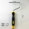 Soporte de mango de rodillo de alta calidad al por mayor de fábrica 4 pulgadas 6 pulgadas soporte inalámbrico galvanizado a prueba de óxido mango de rodillo pequeño grueso