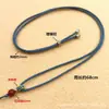 Cuerda para Collar DIY Colgante de Perla Roja tipo Cúpula Cordón Nudo de Seda Dorado Perla Roja tipo Cúpula Cadena para Suéter Cordón Cuerda Tejida a Mano