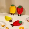 Pratos Cerâmicos de Frutas Fofas para Uso Doméstico, Petisqueiras de Alta Estética, Pratos para Temperos, Pratos para Óleo de Hot Pot, Pratos para Ingredientes Secos e Lembrancinhas