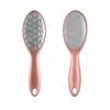 Herramienta gruesa y delgada para pies callosos para eliminar la piel muerta y eliminar callosidades lima de acero inoxidable de doble cara pedicura pedicura tabla para frotar la piel de los pies negra