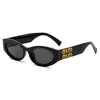 Óculos de Sol Miu Miu de Alta Qualidade para Mulheres, Estilo Popular de Influenciador, Efeito Emagrecedor, Design Gatinho, Proteção UV, Óculos da Moda para Homens