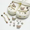 2026 Moda Nuevo Versátil Zueco de Oso con Cuentas Accesorios para Zapatos DIY Dijes Desmontables para Zapatos Hebillas de Zapatos de Alta Gama