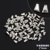 Zircônia Geométrica Irregular Banhada Diamantes de Zircônia com Fundo Plano Multifacetados Super Brilhantes Diamantes para Nail Art DIY Cristal Sintético Zircônia