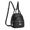 Mochila Estilo Coreano Retro com Estampa Nova 2026 para Mulheres, Zíper Multicamadas, Grande Capacidade, Bolsa Redonda Pequena Versátil, Fonte Atacadista