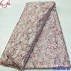 Cheongsam de Flor Grande Bordada Colorida Tela Brocada Jacquard Antigua Tela Brocada Africana Encaje