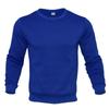 Sudadera de Cuello Redondo y Manga Larga de Comercio Exterior para Hombre Chaqueta de Manga Larga de Color Sólido Pulóver Cálido de Forro Polar Otoño e Invierno Chaqueta Deportiva Casual