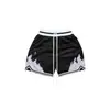 Pantalones cortos finos de verano de malla para deportes de baloncesto, para hombre, para correr, entrenar, transpirables, de fitness, de cinco puntos, holgados.