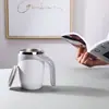 Copo de mistura magnético diferença de temperatura copo de mistura automático som de agitação automático com xícara magnetizada preguiçosa xícara de café automática