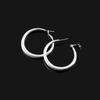 EH1173 Brincos de Anel Fosco Estilo Hong Kong Brincos Anel de Brinco Simples Flash Sand Ring Rotativo Mosquito Incenso Disco Clipe de Orelha Sem Furos de Orelha para Mulheres