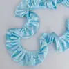 Descuentos en pliegues de tela ropa hecha a mano alargamiento stock listo cojines encaje satén ropa de muñeca diy volantes para pastel