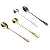 Colher de Gelo de Aço Inoxidável 410 Cabo Longo Colher para Mistura 1010 Colher Gota de Água Colher Criativa para Mistura 19,5cm Colher de Bar
