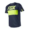 Direto da Fábrica transfronteiriça FOX roupas de ciclismo de verão para atividades ao ar livre gola redonda manga curta secagem rápida respirável moto roupas de liberação rápida camiseta masculina