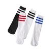 Venta al por mayor de calcetines finos de tres barras estilo jk, calcetines de baile de porristas, calcetines semi altos para primavera, verano y otoño, calcetines de actuación para uniformes escolares de estudiantes.