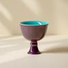 Coleção de Conjuntos de Chá de Esmalte Colorido de Alto Valor em Roxo Tinta, Berinjela, Verde Turquesa, Conjuntos de Chá Kung Fu, Bules Domésticos, Tigelas com Tampa de Três Talentos e Xícaras de Chá