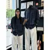 Otoño Invierno 2026 Camisa de Pana para Hombre Manga Larga Moda Masculina Versátil Camisa a Cuadros Estilo Relajado Sensación de Alta Gama