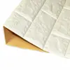 Fornecimento de tijolos retardantes de chamas monocromáticos 3d tijolos quarto TV fundo jardim de infância espuma anticolisão adesivos de parede