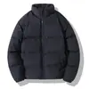 Fábrica Exclusiva de Roupas de Algodão para Comércio Exterior Jaqueta de Algodão com Gola Alta Masculina e Feminina Jaqueta Acolchoada de Algodão Solta Roupa de Casal Jaqueta Puffer Tamanho Grande Roupa de Exterior