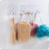 Gancho adhesivo transparente para puerta de cocina, sin clavos, sin costuras, para pared, baño, creativo, pequeño, al por mayor