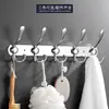 Gancho para Abrigos de Acero Inoxidable para Comercio Exterior Transfronterizo Perchero Gancho para Abrigos de Baño Gancho para Ropa Gancho Detrás de la Puerta Montado en Pared Múltiples Ganchos Venta al por Mayor