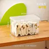 Caixa de Armazenamento de Produtos para Bebês Domésticos Bainabang, Caixa de Armazenamento Transparente para Pendurar na Parede