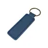 Chaveiro de Couro PU Granulado Logo Personalizado Presente de Promoção de Evento Simples Cor Pura Chaveiro de Couro para Pendurar
